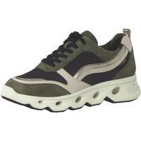 Tamaris Tamaris COMFORT-Lining Damen Sneaker 1-23727-39-079 BLK/OLIVE COMB grün Sneaker von tamaris