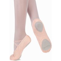 tanzmuster Ballettschuhe Charlie mit geteilter Ledersohle Tanzschuh Ballettschläppchen für Mädchen von tanzmuster