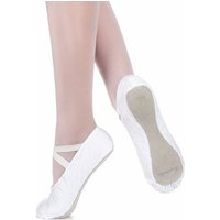 tanzmuster Ballettschuhe Dani mit ganzer Ledersohle Tanzschuh Ballettschläppchen für Mädchen von tanzmuster