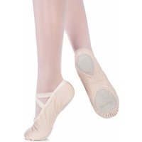 tanzmuster Ballettschuhe Toni aus Leder mit geteilter Ledersohle Tanzschuh Ballettschläppchen für Mädchen von tanzmuster