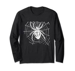 Spinne Kreuzspinne Spinnennetz Natur Terrarium Helloween Langarmshirt von tatia4design