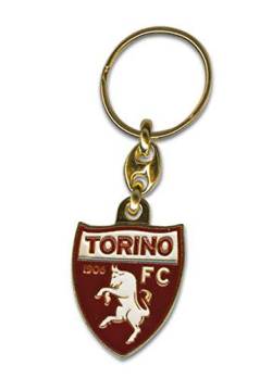 Tex Family Schlüsselanhänger aus emailliertem Metall Turin Fußball FC und Postkarte Turin ist von tex family