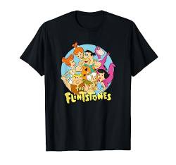 The Flintstones Group Circle T-Shirt von the flintstones