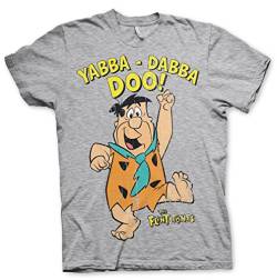 Yabba-Dabba-DOO Official T-Shirt (H.Grau), Large von the flintstones