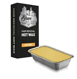 The Shave Factory Hair Removal Hot Wax - Heisswax 500g (500g, Natural) von the shave factory