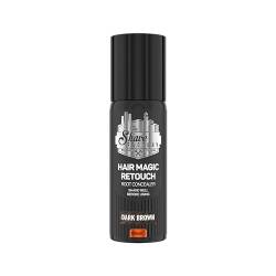 The Shave Factory Magic Retouch Spray 100ml Haar Ansatz Kaschierspray | Haar Concealer | Ansatz Spray | Haar Ansatz verstecken | Kein Ansatz mehr(1 Stück, Dark Brown) von the shave factory