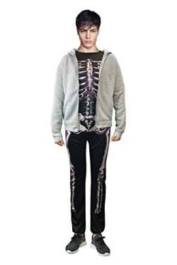 thecostumebase Donnie Darko Skelett Set (Anzug + Hoodie) Mantel Adult Costume Jumpsuit (XL) von thecostumebase