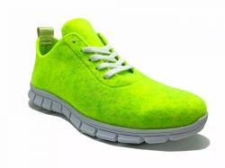 thies ® PET Sneaker neon yellow | vegan aus recycelten Flaschen von thies