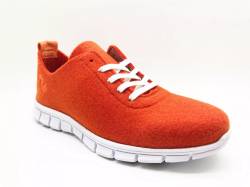 thies ® PET Sneaker orange | vegan aus recycelten Flaschen von thies