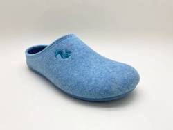 thies 1856 ® Recycled PET Slipper vegan light blue (W/X) von thies