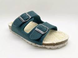 thies 1856 ® Recycled Plush PET Bio Sandal vegan olive (W/X) von thies