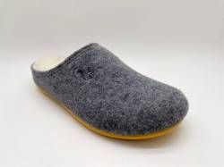 thies 1856 ® Recycled Wool Slippers grey yellow (W) von thies