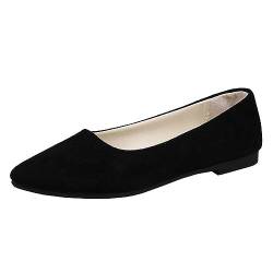 ticticlily Ballerinas Damen Elegant Ballerina Bequeme Slip Ons Flach A Schwarz 37 von ticticlily