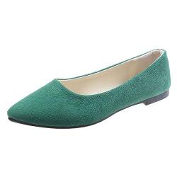 ticticlily Damenschuhe Ballerinas Klassische Ballerinas Damen Sportlich A Grasgrün 41 von ticticlily