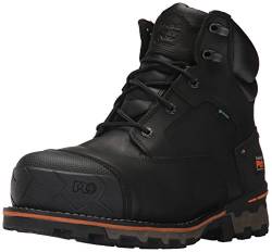 timberland pro Men's Boondock 6" Composite Toe Waterproof Industrial and Construction Shoe, Black Full Grain Leather, 10.5 M US von timberland pro