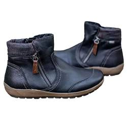 tinbarry Thermostiefel Damen Winterstiefel Wasserdicht Warm Gefütterte Winterstiefel Schneestiefel Plateau Schuhe Klassische Frauen Boots Bequem Winterboots Schneestiefel von tinbarry