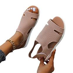 tinetill Sandalen Damen Elegant Sommerschuhe Fischmund Offene Zeh Sandaletten Frauen Freizeitschuhe Schuhe von tinetill