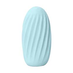tinysiry Auslaufsichere elastische Hüllen für Reisen, tragbare Silikonhülle für Toilettenartikel in Reisegröße, dehnbares Reisezubehör für Shampoo-Lotion Blau von tinysiry