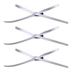 3 Stück Haarspange 2000er Balletcore Mini flache Clips Balletcore Haarnadel Elegante Haarspange für Bündel schwarze Schleife Haarnadel von tixoacke