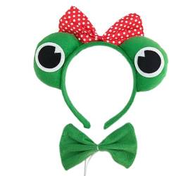 Cartoon Stirnbänder Haar Hoop Bowtie Rock Halloween Haarband Prinzessin Cartoon Kopfbedeckung Bowtie Set Stirnband Make Up von tixoacke