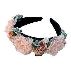 Damen-Haarbänder für Fotostudios, auffällige Requisiten für Ostern, Festival, Party, tägliches Tragen, Kopfbedeckung, Blumen-Stirnbänder, handgefertigtes Blumen-Stirnband für Frauen von tixoacke