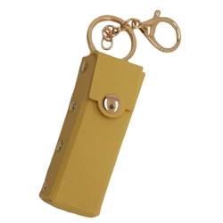 Tragbare Lippenstift-Tasche, Schlüsselanhänger, Mini-Aufbewahrungstasche, Chapstick-Anhänger für Damen, Lippenstifte, Schutzhülle, Schlüsselanhänger, Handtasche, Mini-Lippenstift-Tasche, von tixoacke