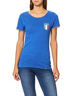Italia Damen Italie T-Shirt, blau, Small von to be italia