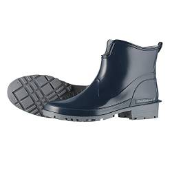 tomBrook Damen Gummistiefel Regenstiefel Stiefelette Zum Abendkleid - Gummistiefel Damen Outdoor Gummistiefelletten Wasserdicht in Dunkelblau Größe 38 von tomBrook