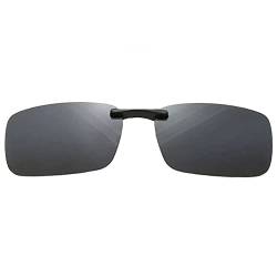 Polarisierte Unisex Clip-on-Sonnenbrille, Anti-UVA UVB Sonnenbrille zum Aufstecken, Sonnenbrille Clip für Autofahren Angeln Radfahren Urlaub Sonne Männer Frauen von tooloflife