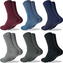 6 Paar Damen Thermische Socken Winter Damen Socken Fett Socken Damen Winter Baumwolle Warm Thermische Socken, Verschiedene (6 Paare) von topline