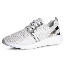 topschuhe24 1055 Damen Turnschuhe Sneaker Sportschuhe, Größe:39 EU, Farbe:Weiß von topschuhe24