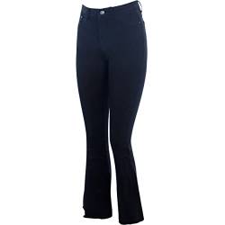 topschuhe24 2355 Damen Schlaghose Jeans Hose High Waist, Farbe:Schwarz, Größe:36 EU von topschuhe24