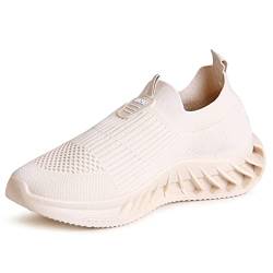 topschuhe24 2373 Damen Plateau Sneaker Light Slipper, Farbe:Beige, Größe:40 EU von topschuhe24
