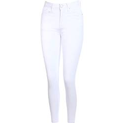 topschuhe24 2744 Damen Skinny Jeans Hose High Waist, Farbe:Weiß, Größe:36 EU von topschuhe24