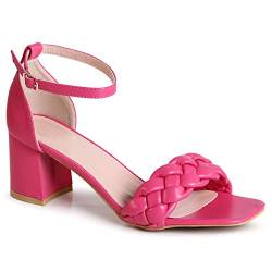topschuhe24 2757 Damen Riemchen Sandaletten Sandalen Knoten, Farbe:Pink, Größe:36 EU von topschuhe24
