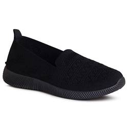 topschuhe24 2758 Damen Halbschuhe Light Slipper, Farbe:Schwarz, Größe:38 EU von topschuhe24