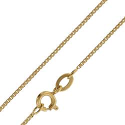trendor 08429 Halskette für Anhänger Goldplattiert Venezianer 0,9 mm von trendor