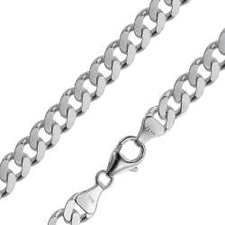 trendor 08636 Halskette für Männer 925 Sterlingsilber Flachpanzer 8,2 mm von trendor