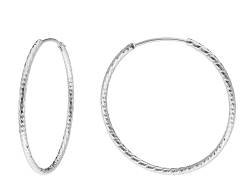trendor 15044 Damen Ohrringe 925 Silber Creolen ⌀ 40 mm von trendor