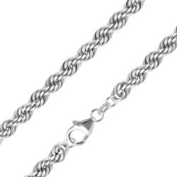 trendor 15101 Halskette Kordel Massiv Silber 925 Breite 5,5 mm Länge 50 cm von trendor