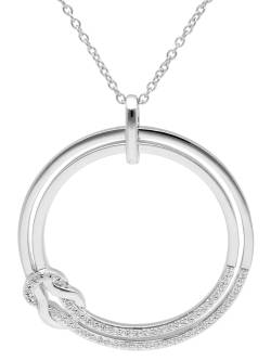 trendor 15149 Damen-Halskette Silber mit Zirkonia von trendor