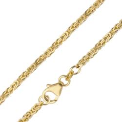 trendor 15496 Halskette Königskette Gold 585 / 14K Breite 2 mm von trendor