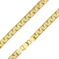 trendor 15626 Halskette für Damen und Herren 925 Silber Vergoldet von trendor