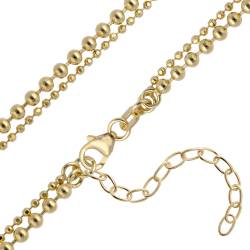 trendor 15875 Damen-Halskette 925 Silber Vergoldet Fantasie Collier von trendor