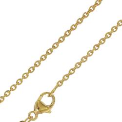 trendor 35903 Halskette für Kinder 333 Gold Ankerkette 1,5 mm Länge 38/36 cm von trendor