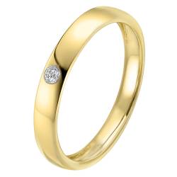 trendor 39405 Verlobungsring mit Brillant Gold 585 / 14 Karat Diamantring von trendor