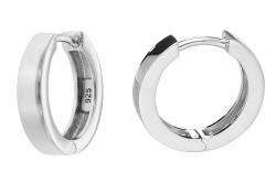 trendor 41579 Ohrringe für Damen und Herren 925 Silber Creolen Ø 16 mm von trendor