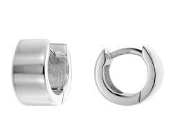 trendor 41584 Ohrringe für Damen und Herren 925 Silber Klapp-Creolen Ø 10 mm von trendor