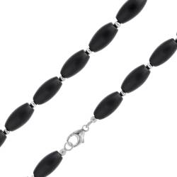 trendor 41871 Herren-Halskette Onyx und Silber 925 Länge 50 cm von trendor