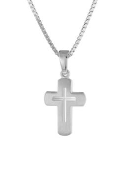 trendor 48887 Kinder-Anhänger Kreuz mit Kette 925 Silber von trendor